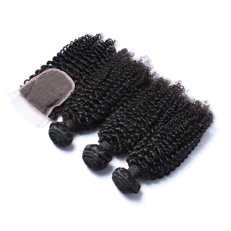 Peruvian Human Hair Bundles Deals Virgin Kinky Curly Cheap Hair Bundles With Closure LM370  